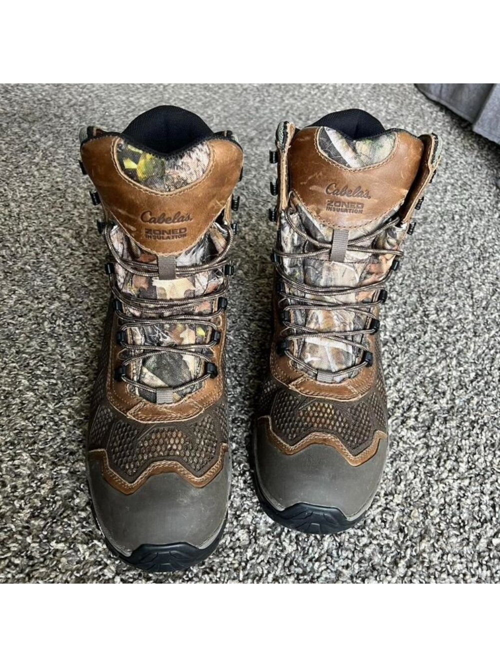 Cabela's Treadfast brown Gore-Tex Insulated Hiking/Hunting Boots Size 11.5 Wide